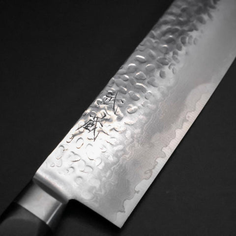 Nakiri VG-10 Tsuchime Damas Manche Occidental Noir 165mm-[Musashi]-[Couteaux de cuisine japonais]