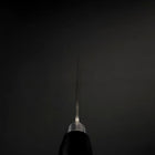 Nakiri VG-10 Tsuchime Damascus Western Black Handle 165mm (6.5”)-[Musashi]-[Japanese-Kitchen-Knives]