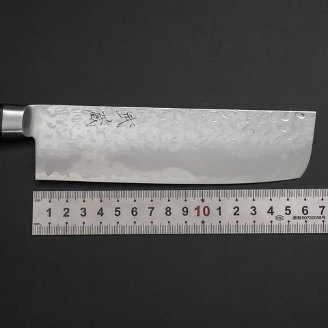 Nakiri VG-10 Tsuchime Damas Manche Occidental Noir 165mm-[Musashi]-[Couteaux de cuisine japonais]