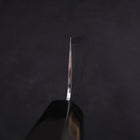 Nakiri VG-10 Tsuchime Damas Manche en Buffle et Ébène 165mm-[Musashi]-[Couteaux de cuisine japonais]