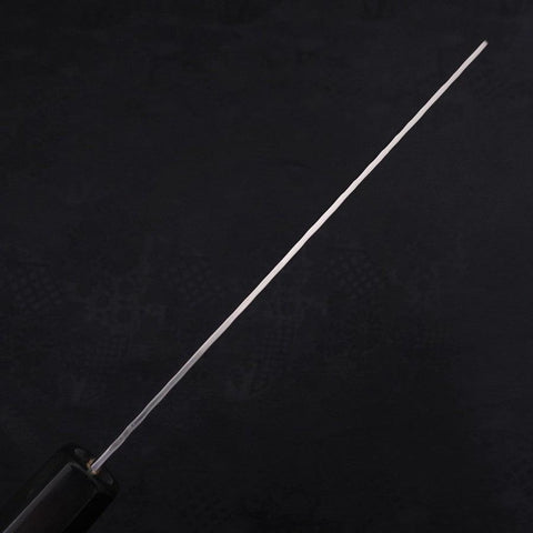 Nakiri VG-10 Tsuchime Damas Manche en Buffle et Ébène 165mm-[Musashi]-[Couteaux de cuisine japonais]