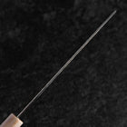 Nakiri VG-10 Tsuchime Damas Manche en Buffle et Érable Rose foncé 170mm-[Musashi]-[Couteaux de cuisine japonais]