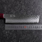Nakiri VG-10 Tsuchime Damas Manche en Pakka 165mm-[Musashi]-[Couteaux de cuisine japonais]