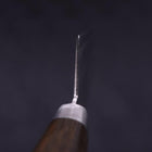 Couteau Nakiri VG-10 Tsuchime Damas Manche Occidental Marron 165mm-[Musashi]-[Couteaux de cuisine japonais]
