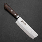 Nakiri VG-10 Tsuchime Manche Occidentale en Acajou 125mm-[Musashi]-[Couteaux de cuisine japonais]