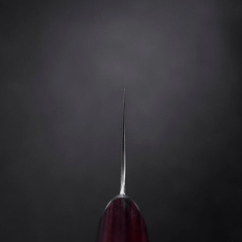 Nakiri VG-10 Tsuchime Manche Oval Pourpre 180mm-[Musashi]-[Couteaux de cuisine japonais]