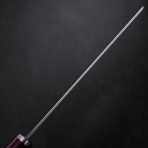 Nakiri VG-10 Tsuchime Manche Oval Pourpre 180mm-[Musashi]-[Couteaux de cuisine japonais]
