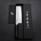 Nakiri VG-10 Tsuchime Manche Oval Pourpre 180mm-[Musashi]-[Couteaux de cuisine japonais]