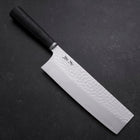 Nakiri VG-10 Tsuchime Manche Oval Pourpre 180mm-[Musashi]-[Couteaux de cuisine japonais]