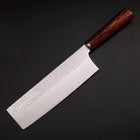 Nakiri VG-10 Tsuchime Manche Ovale en Acajou 180mm-[Musashi]-[Couteaux de cuisine japonais]