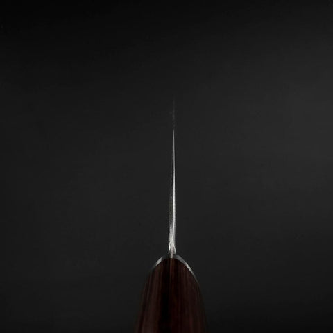 Nakiri VG-10 Tsuchime Manche Ovale en Acajou 180mm-[Musashi]-[Couteaux de cuisine japonais]