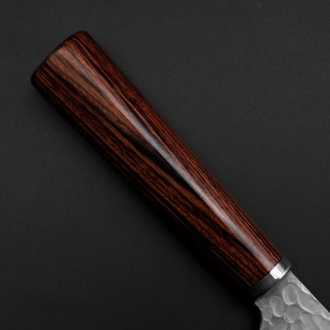 Nakiri VG-10 Tsuchime Manche Ovale en Acajou 180mm-[Musashi]-[Couteaux de cuisine japonais]