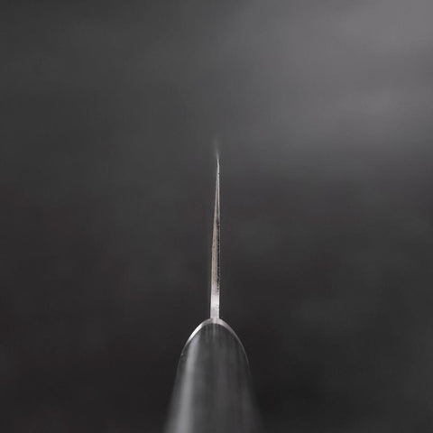 Nakiri VG-10 Tsuchime Manche en Cerisier Anthracite 180mm-[Musashi]-[Couteaux de cuisine japonais]
