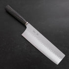 Nakiri VG-10 Tsuchime Manche en Cerisier Anthracite 180mm-[Musashi]-[Couteaux de cuisine japonais]