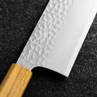 Nakiri VG-10 Tsuchime Manche en Chêne 180mm-[Musashi]-[Couteaux de cuisine japonais]