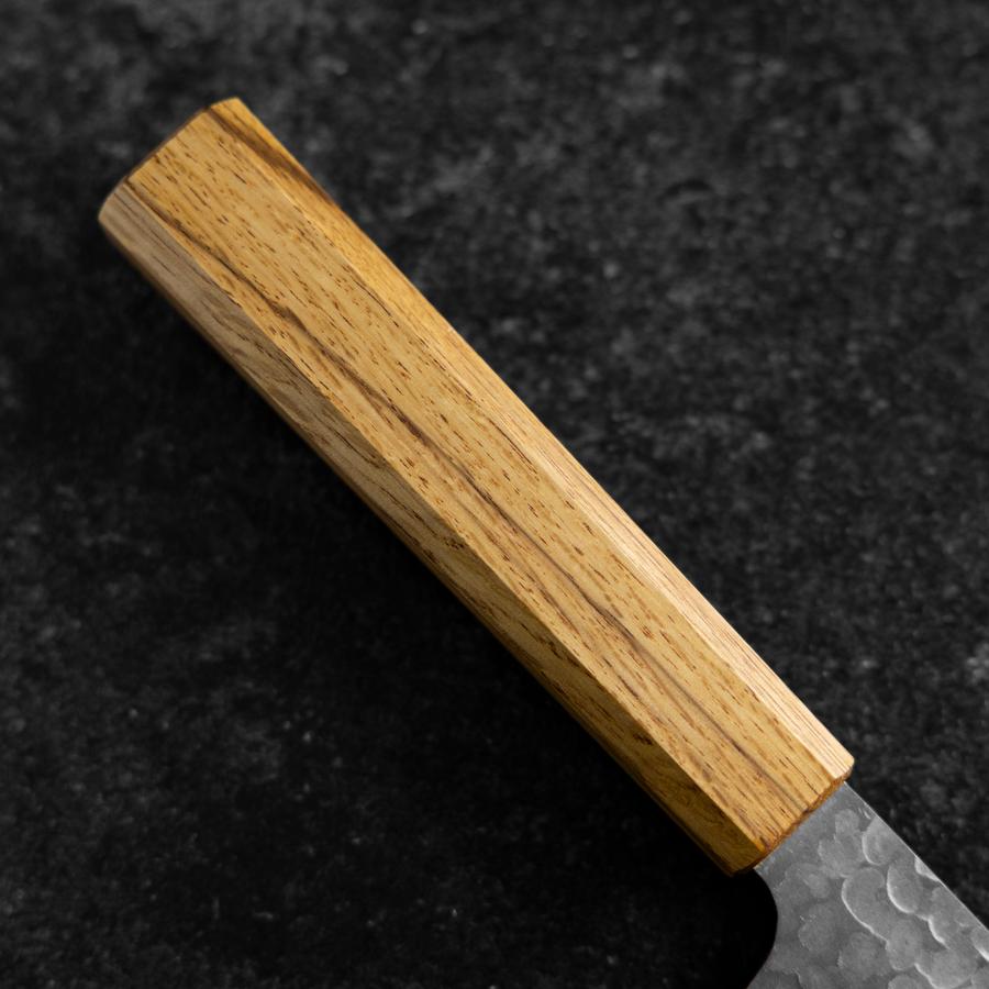 Nakiri VG-10 Tsuchime Manche en Chêne 180mm-[Musashi]-[Couteaux de cuisine japonais]