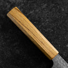 Nakiri VG-10 Tsuchime Manche en Chêne 180mm-[Musashi]-[Couteaux de cuisine japonais]