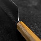 Nakiri VG-10 Tsuchime Oak Handle 180mm (7”)-[Musashi]-[Japanese-Kitchen-Knives]