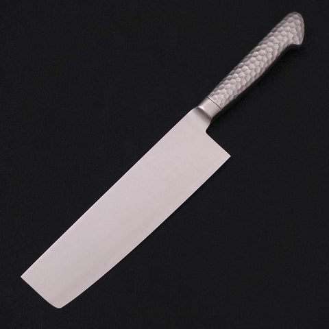Nakiri VG-5 Poli Inox Intégral Manche Occidental 180mm-[Musashi]-[Couteaux de cuisine japonais]
