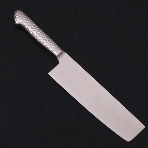 Nakiri VG-5 Poli Inox Intégral Manche Occidental 180mm-[Musashi]-[Couteaux de cuisine japonais]