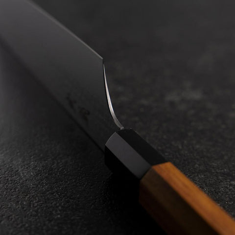 Nakiri VG-5 Tsuchime Manche Buffle et Bubinga 165mm-[Musashi]-[Couteaux de cuisine japonais]