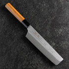 Nakiri VG-5 Tsuchime Manche Buffle et Bubinga 165mm-[Musashi]-[Couteaux de cuisine japonais]