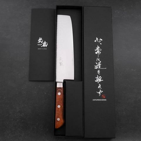 Nakiri VG-5 Tsuchime Manche Occidental 180mm-[Musashi]-[Couteaux de cuisine japonais]