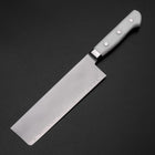 Nakiri VG-5 Tsuchime Manche Occidentale Marbre Blanc 170mm-[Musashi]-[Couteaux de cuisine japonais]