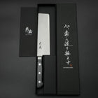 Nakiri VG-5 Tsuchime Manche Occidentale Marbre Noir 170mm-[Musashi]-[Couteaux de cuisine japonais]
