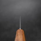 Nakiri White Steel #1 Revêtement Inox Manche Yaki Urushi 165mm-[Musashi]-[Couteaux de cuisine japonais]