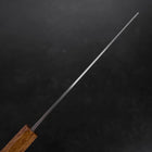 Nakiri White Steel #1 Revêtement Inox Manche Yaki Urushi 165mm-[Musashi]-[Couteaux de cuisine japonais]