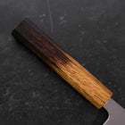 Nakiri White Steel #1 Revêtement Inox Manche Yaki Urushi 165mm-[Musashi]-[Couteaux de cuisine japonais]