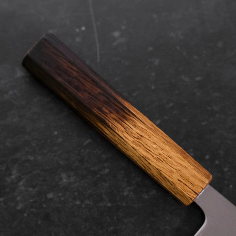 Nakiri White Steel #1 Revêtement Inox Manche Yaki Urushi 165mm-[Musashi]-[Couteaux de cuisine japonais]