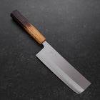 Nakiri White Steel #1 Revêtement Inox Manche Yaki Urushi 165mm-[Musashi]-[Couteaux de cuisine japonais]