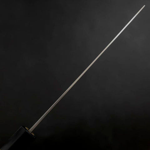Nakiri White Steel #1 Revêtement Inox Manche en Buffle et Magnolia 165mm-[Musashi]-[Couteaux de cuisine japonais]