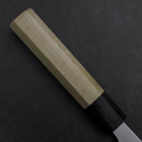 Nakiri White Steel #1 Revêtement Inox Manche en Buffle et Magnolia 165mm-[Musashi]-[Couteaux de cuisine japonais]
