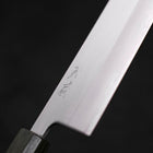 Nakiri White Steel #1 Revêtement Inox Poli Manche Urushi Vert 165mm-[Musashi]-[Couteaux de cuisine japonais]