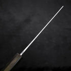 Nakiri White Steel #1 Revêtement Inox Poli Manche Urushi Vert 165mm-[Musashi]-[Couteaux de cuisine japonais]