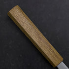Nakiri White Steel #1 Revêtement Inox Poli Manche en Chêne 165mm-[Musashi]-[Couteaux de cuisine japonais]