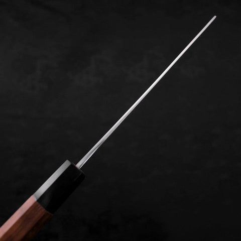 Nakiri White Steel #2 Kasumi Manche en Buffle et Bois de Teck 165mm-[Musashi]-[Couteaux de cuisine japonais]