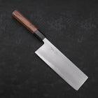 Nakiri White Steel #2 Kasumi Manche en Buffle et Bois de Teck 165mm-[Musashi]-[Couteaux de cuisine japonais]