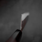 Nakiri White Steel #2 Kurouchi Chokin Phoenix Manche en Buffle et Ébène 165mm-[Musashi]-[Couteaux de cuisine japonais]