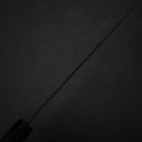 Nakiri White Steel #2 Kurouchi Chokin Sakura Fuji Manche en Buffle et Ébène 165mm-[Musashi]-[Couteaux de cuisine japonais]