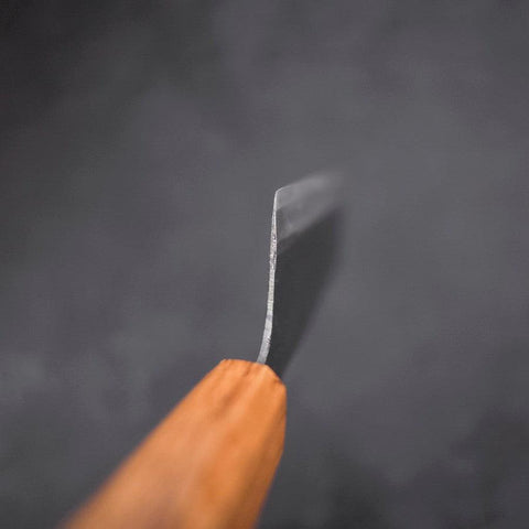 Nakiri White Steel #2 Kurouchi Manche Sumi Urushi 165mm-[Musashi]-[Couteaux de cuisine japonais]