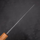 Nakiri White Steel #2 Kurouchi Manche Sumi Urushi 165mm-[Musashi]-[Couteaux de cuisine japonais]