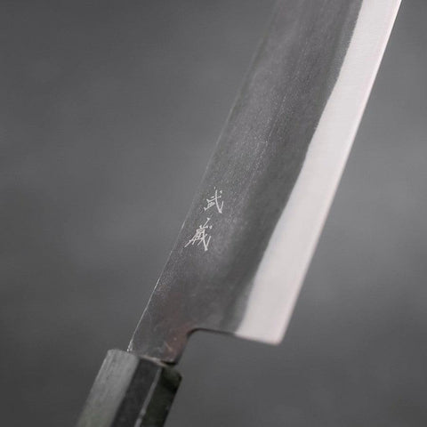 Nakiri White Steel #2 Kurouchi Manche Urushi Vert 165mm-[Musashi]-[Couteaux de cuisine japonais]