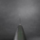 Nakiri White Steel #2 Kurouchi Manche Urushi Vert 165mm-[Musashi]-[Couteaux de cuisine japonais]
