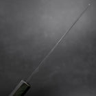 Nakiri White Steel #2 Kurouchi Manche Urushi Vert 165mm-[Musashi]-[Couteaux de cuisine japonais]
