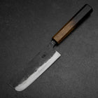 Nakiri White Steel #2 Kurouchi Manche Yaki Urushi 135mm-[Musashi]-[Couteaux de cuisine japonais]