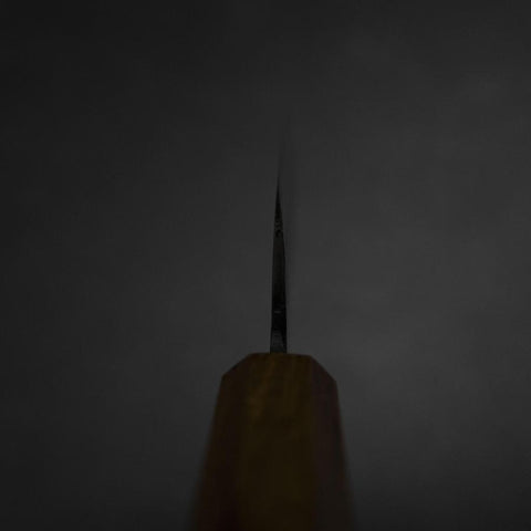 Nakiri White Steel #2 Kurouchi Manche Yaki Urushi 135mm-[Musashi]-[Couteaux de cuisine japonais]